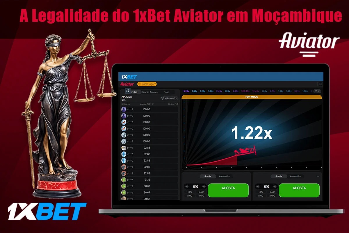 O 1xBet Aviator é legal em Moçambique?