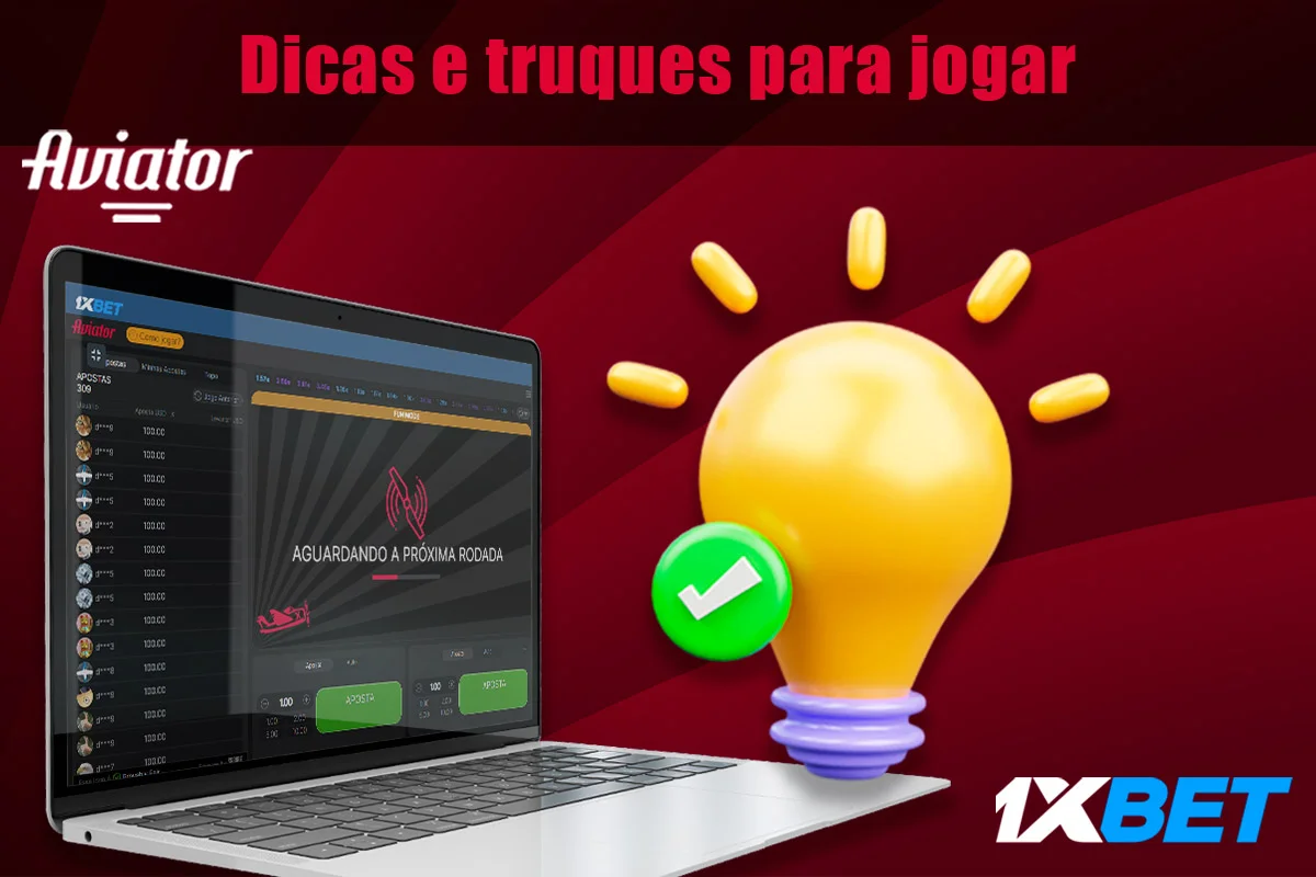 Dicas e truques para jogar o jogo Aviator 1xBet