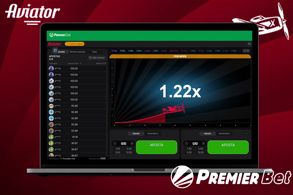 A Premierbet oferece uma excelente plataforma para o Aviator