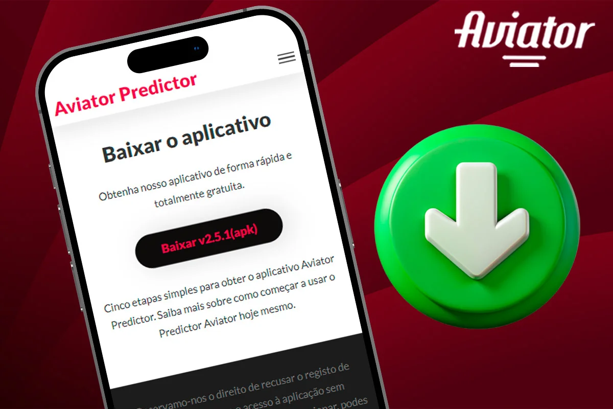 Informações sobre o processo de instalação da aplicação Aviator Predictor